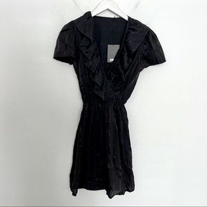 Reformation Black Mini Dress